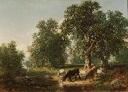 Asher Brown Durand A Summer Afternoon France oil painting artist
